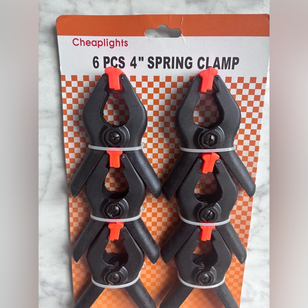 6 PCS 4" Spring Clamp Set